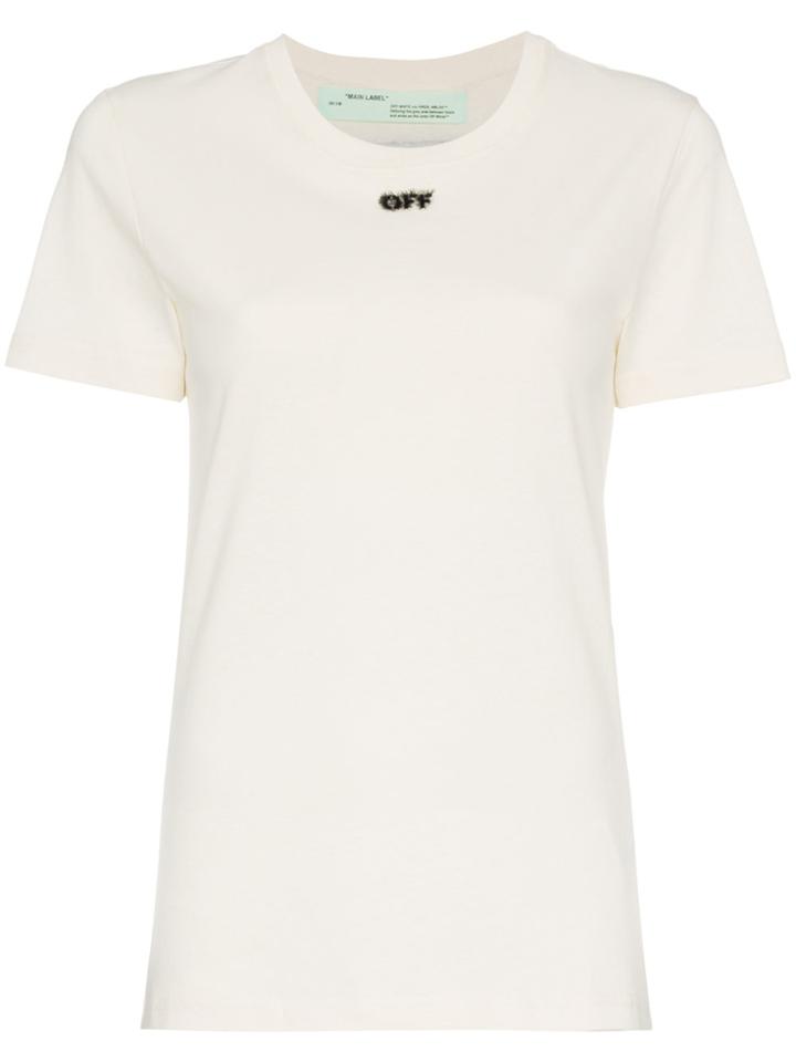 Off-white Arrow Back Logo T-shirt - Nude & Neutrals