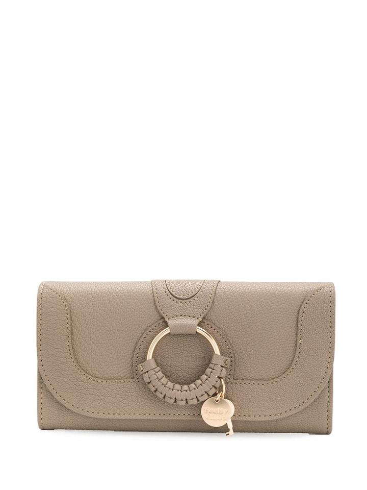See By Chloé Hana Continental Wallet - Grey