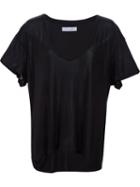 Anine Bing Deep V-neck T-shirt