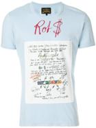 Vivienne Westwood Anglomania Scribble Patch T-shirt - Blue