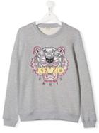 Kenzo Kids Teen Tiger Sweatshirt - Grey
