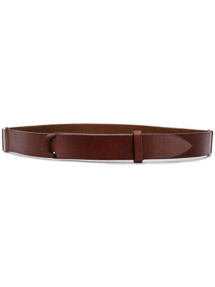 Orciani Plain Thin Belt - Brown