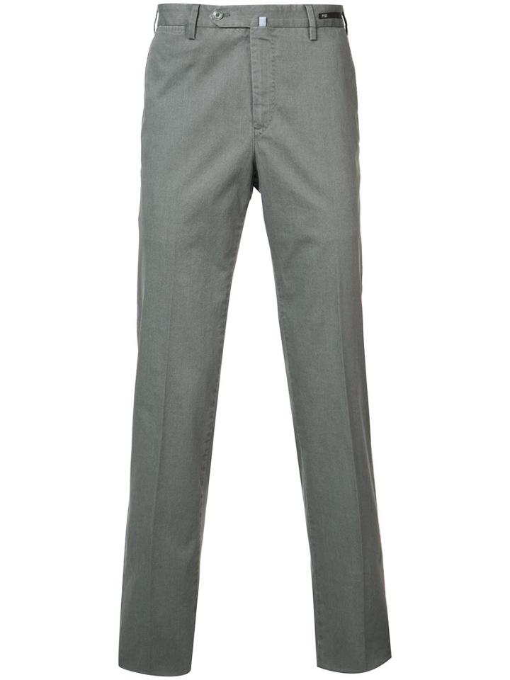 Pt01 - Slim-fit Trousers - Men - Cotton/spandex/elastane - 50, Grey, Cotton/spandex/elastane