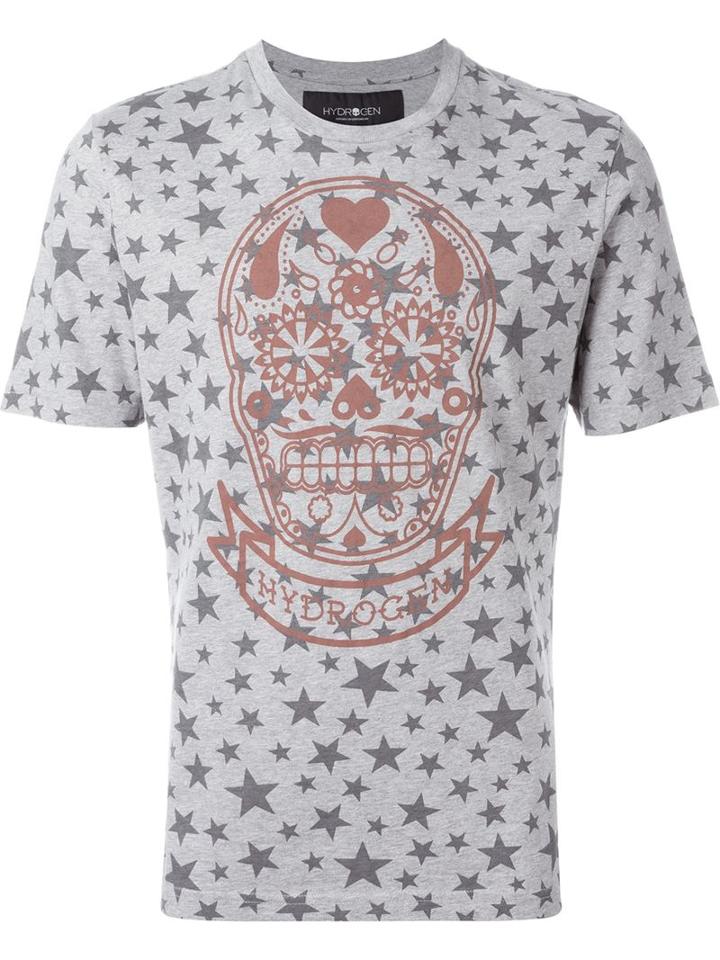 Hydrogen All Over Logo Print T-shirt