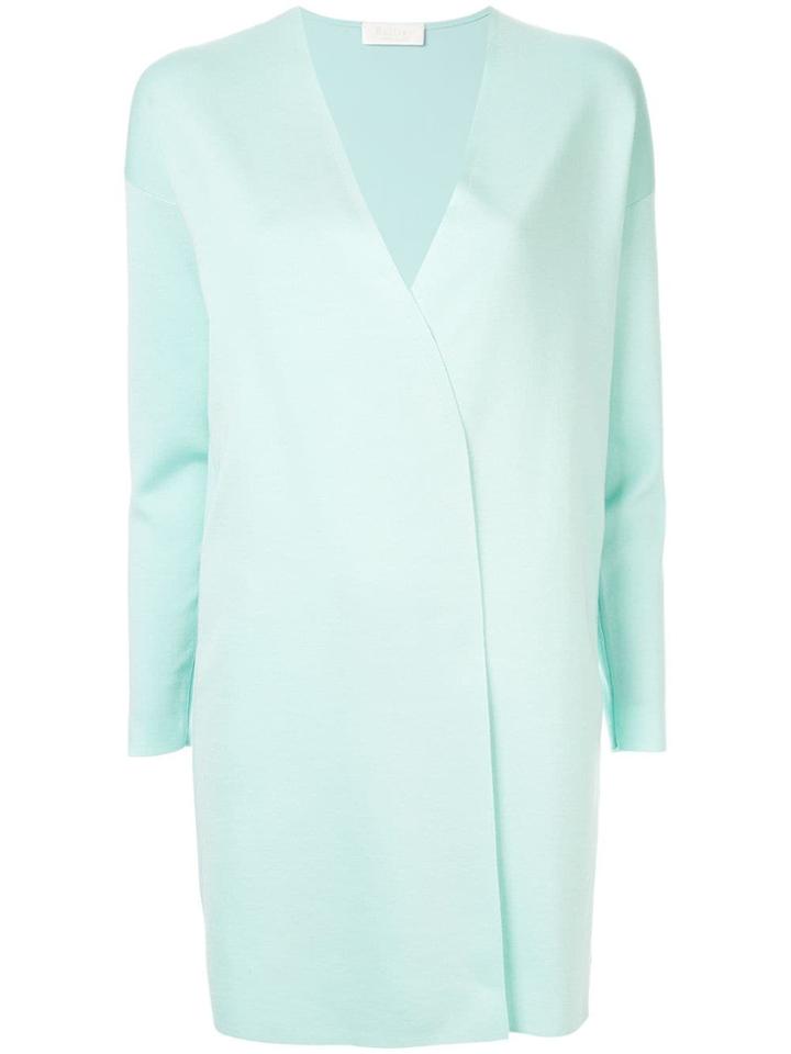 Ballsey Fine Knit Cardi-coat - Blue