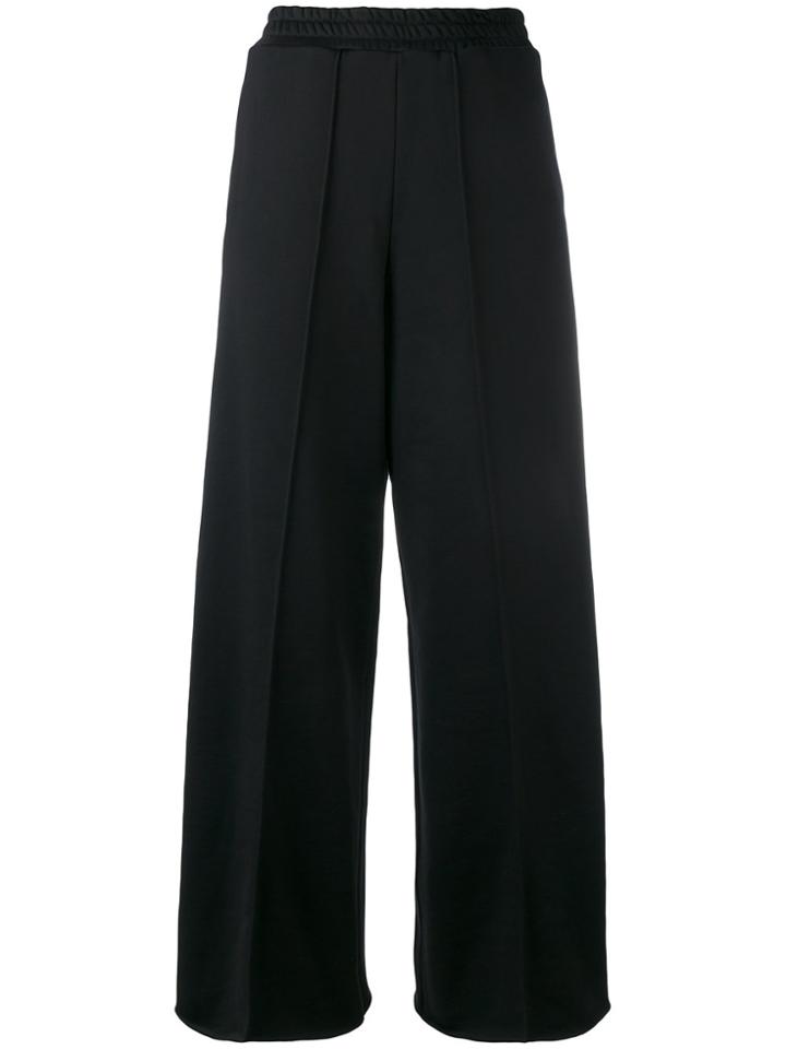 Golden Goose Deluxe Brand Wide Leg Long Trousers - Black