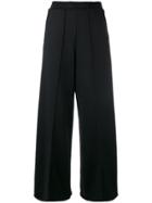 Golden Goose Deluxe Brand Wide Leg Long Trousers - Black