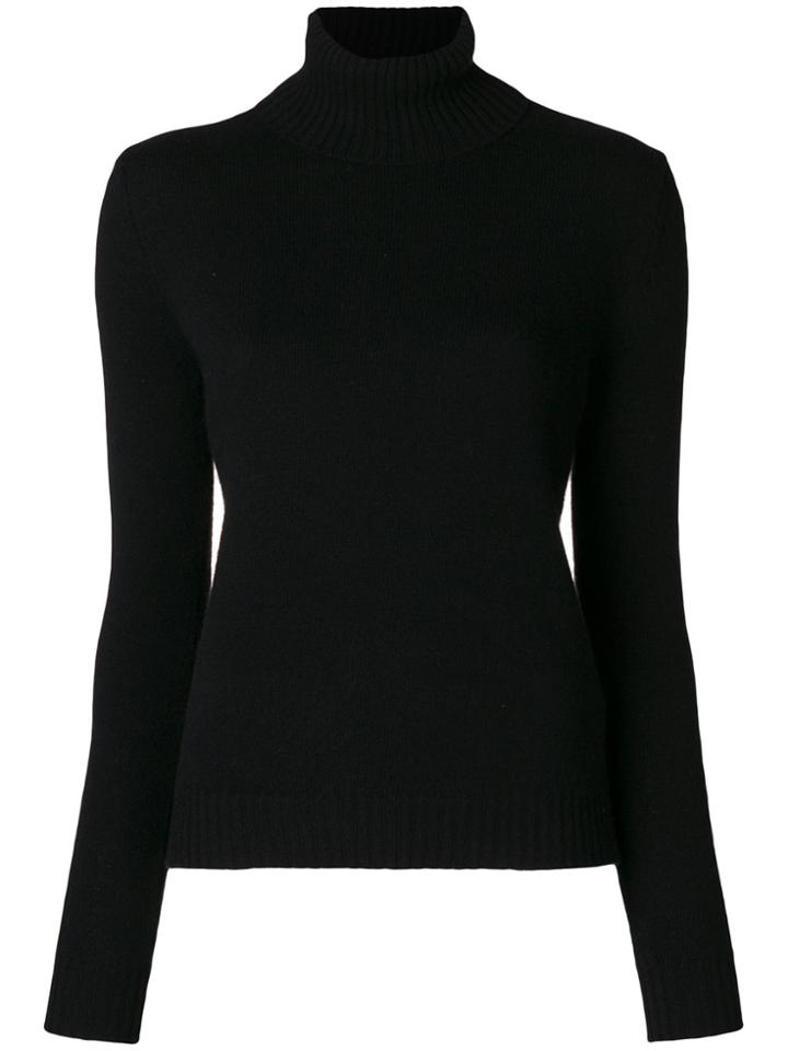 Max Mara Classic Polo Neck - Black