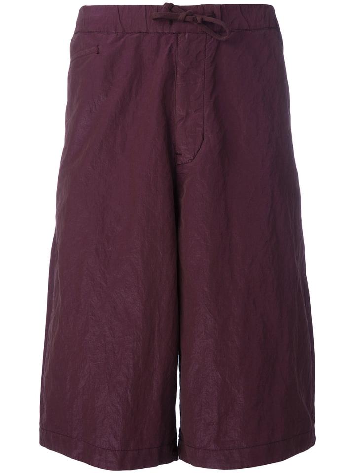 Stone Island Shadow Project Slouch Shorts, Men's, Size: 44, Pink/purple, Cotton/polyester