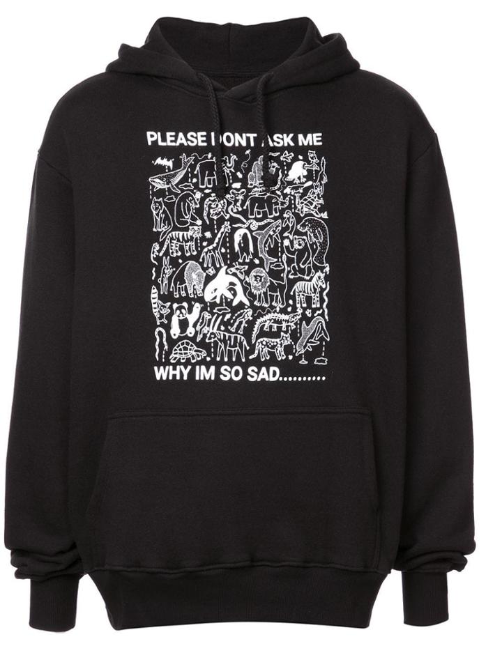 424 Printed Hoodie - Black