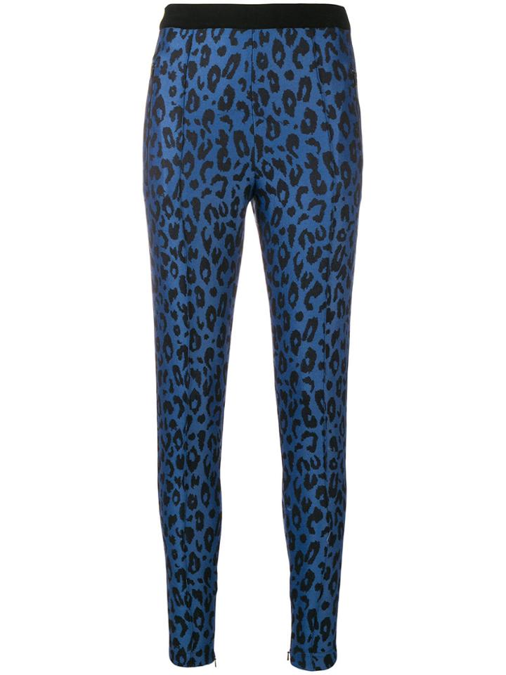 Ermanno Scervino Spotted Skinny Trousers - Blue