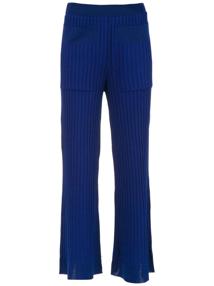 Alcaçuz Jordan Knitted Trousers - Blue