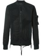 Alexandre Plokhov Mesh Panel 'patchwork' Bomber Jacket