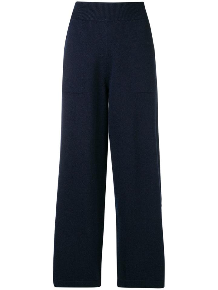 Barrie Flared Track Pants - Blue
