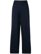 Barrie Flared Track Pants - Blue