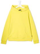 Diesel Kids Logo Printed Hoodie - Yellow