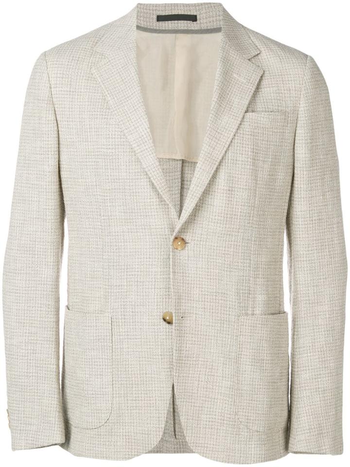 Z Zegna Classic Single-breasted Blazer - Neutrals