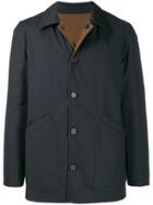 Corneliani Reversible Button Jacket - Blue