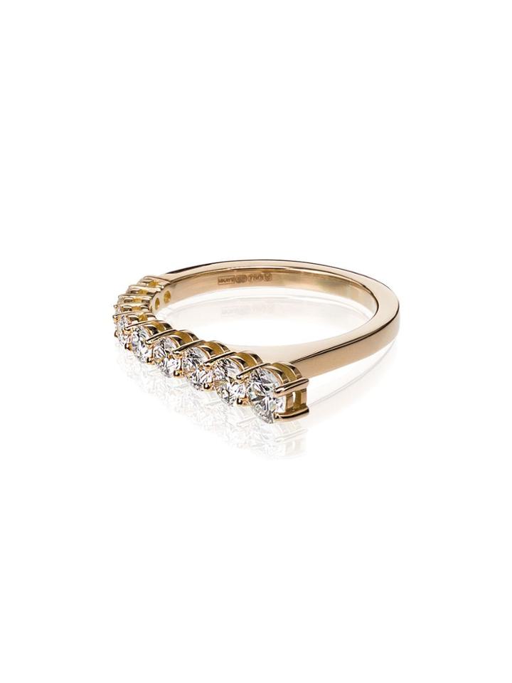 Melissa Kaye 18kt Yellow Gold Aria Ring