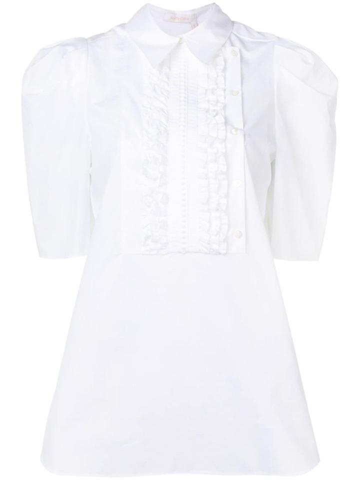 See By Chloé Short-sleeve Ruffled Blouse - White