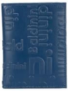 Baldinini Embossed Logo Cardholder - Blue