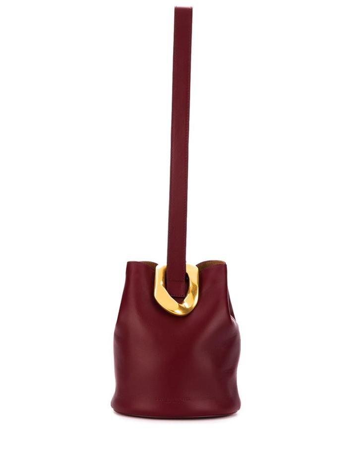 Bottega Veneta Drop Bucket Bag - Red