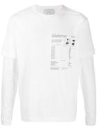 Heliot Emil Print Detail T-shirt - White