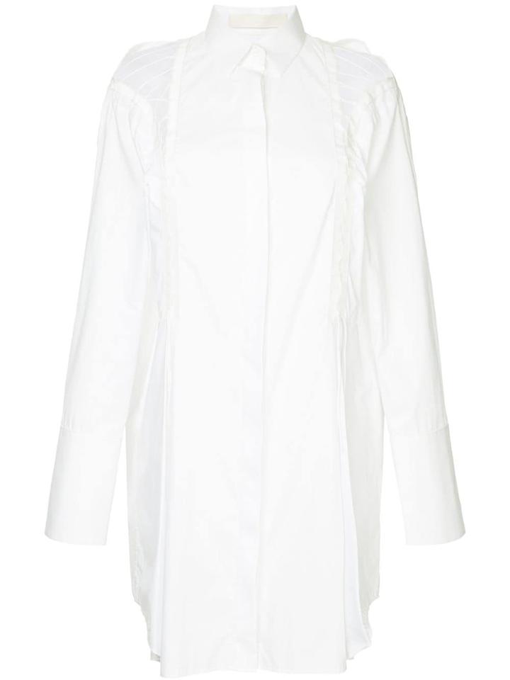 Dion Lee Cut-out Shoulder Shirt - White