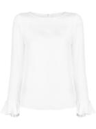 Erika Cavallini Floral Print Blouse - Green
