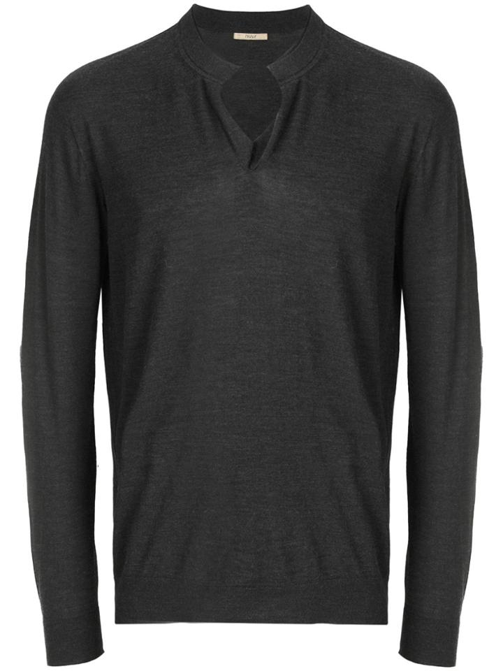 Nuur V-neck Pullover - Grey