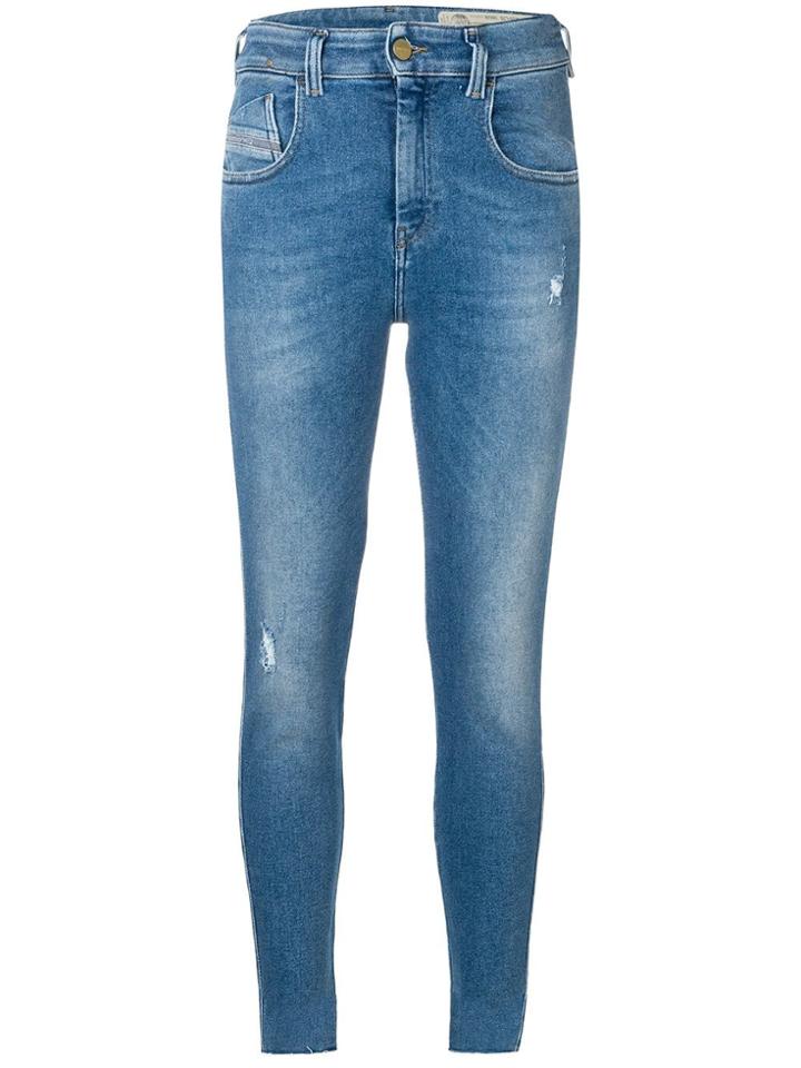 Diesel Faded Skinny Jeans - Blue