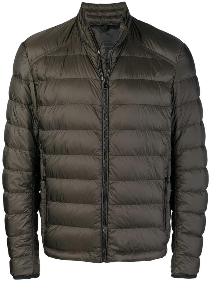 Belstaff Zip Padded Jacket - Brown