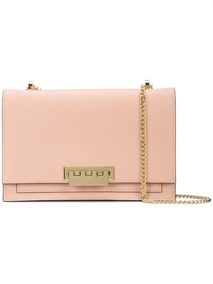 Zac Zac Posen Earthette Large Chain Shoulder Bag - Pink