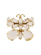 Ermanno Scervino Butterfly Pin, Metallic