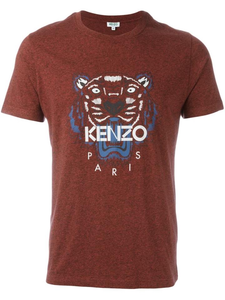 Kenzo 'tiger' T-shirt, Men's, Size: Large, Red, Cotton