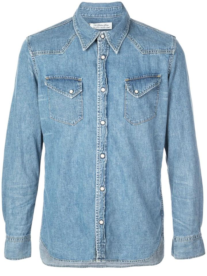 Remi Relief Denim Shirt - Blue
