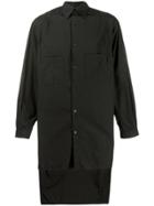 Yohji Yamamoto Oversized Asymmetric Shirt - Black