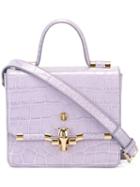 Trussardi Printed Shoulder Bag, Women's, Pink/purple