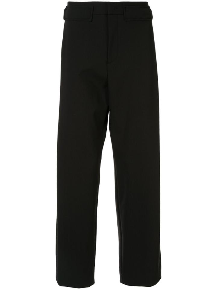 Wooyoungmi Belt Detail Trousers - Black