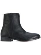 Ps By Paul Smith Flat Ankle Boots - Black