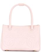 Chanel Pre-owned Triple Cc Logo Handbag - Pink