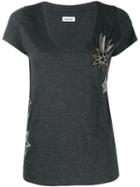 Zadig & Voltaire Embroidered T-shirt - Grey