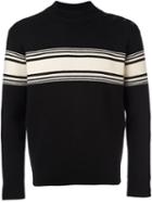Saint Laurent Striped Button Sweater