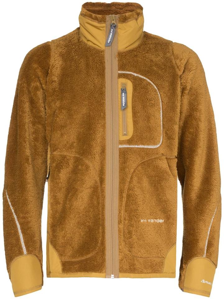 And Wander High Loft Fleece Jacket - Brown