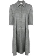 Ultràchic Check Shirt Dress - Grey