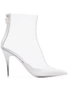 Stella Mccartney Transparent Pvc Ankle Boots - White