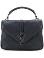 Saint Laurent - Monogram Shoulder Bag - Women - Leather - One Size, Blue, Leather
