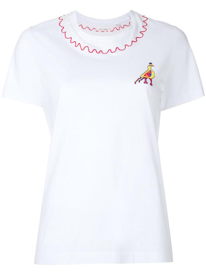 Chinti & Parker Aztec T-shirt - White