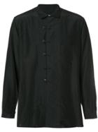 Yohji Yamamoto Loop-fastened Shirt - Black