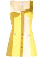 Alice Mccall Chelsea Hotel Colour-block Mini Dress - Yellow